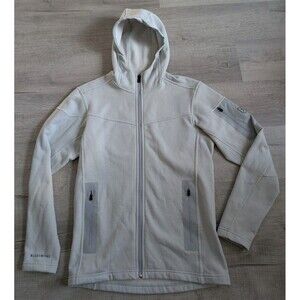 Bluesmiths Kula Windpro Hoodie Sz S Performance Polartec Full Zip Jacket Gray
